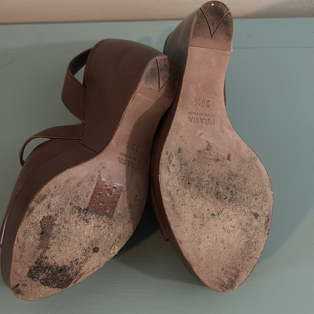Brown Prada Wedges - Picture 3 of 5